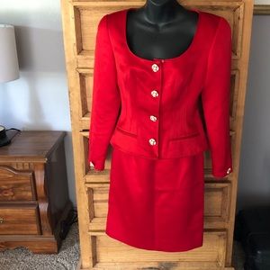 Vintage Victor Costa jacket and skirt